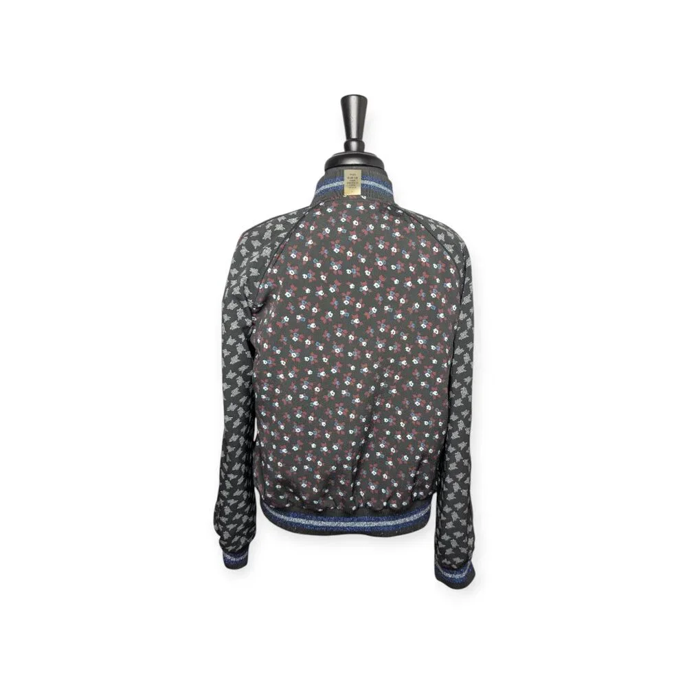 Coach Reversible Cloud Souvenir Jacket Snap Button Closure Women's Size Medium